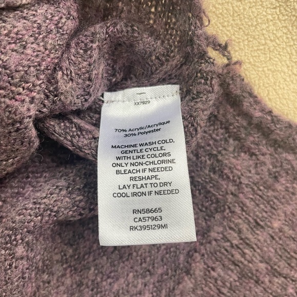 Melrose and Market Purple Sweater Size Small - Picture 5 of 8